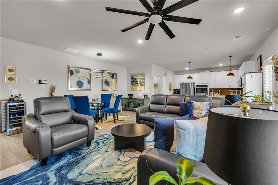 Furnished interior view inside a new home in , McDonough (Image 13). Furnished interior view inside a new home in , McDonough (Image 13).