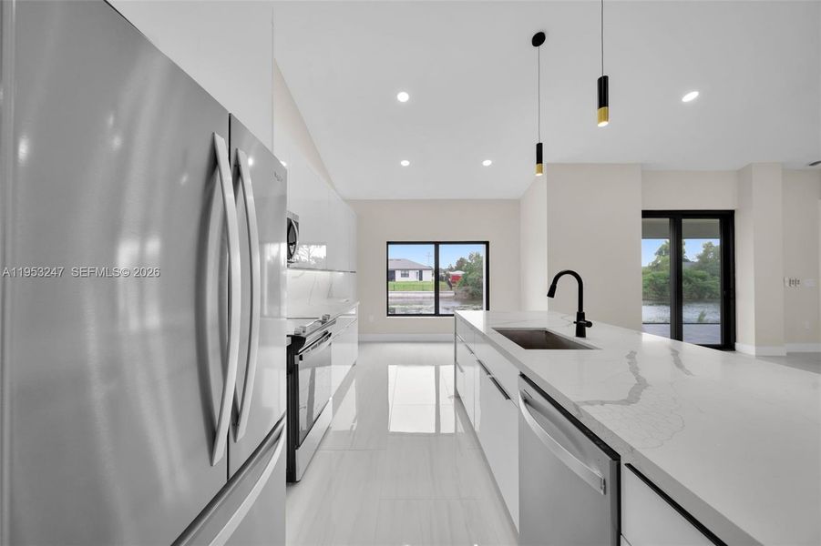 Furnished interior view inside a new home in , Cape Coral (Image 19).