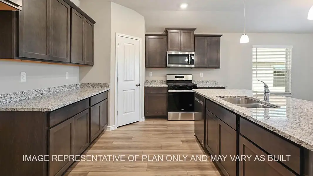 Furnished interior view inside a new home in Southern Pointe, College Station (Image 2). Furnished interior view inside a new home in Southern Pointe, College Station (Image 2).