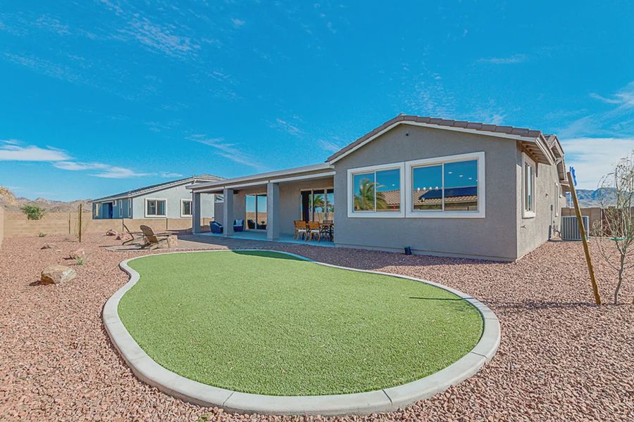 Representative exterior details of a home built from the 203 by Elliott Homes in Las Barrancas, Yuma (Image 3).