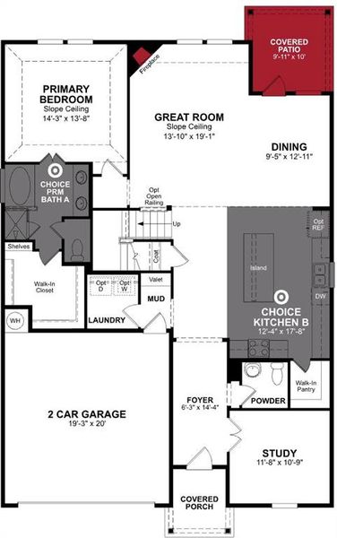 Beazer Homes Stark Farms Cascade plan