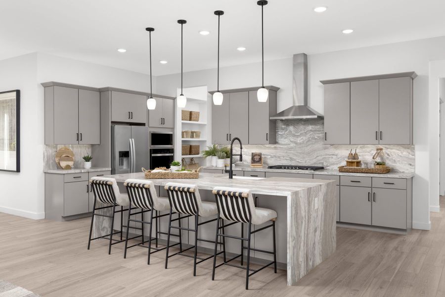 Representative furnished interior of a home built from the Currant by Mattamy Homes in White Tank Vistas, Waddell (Image 6).