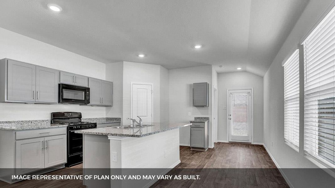 Furnished interior view inside a new home in Southgrove, Kyle (Image 4).