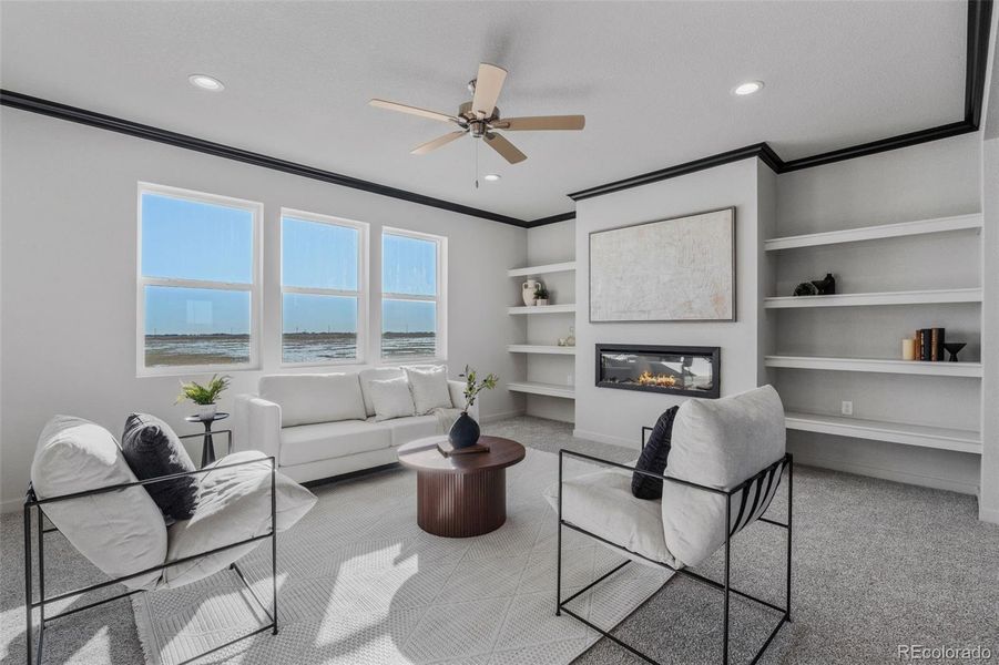 Furnished interior view inside a new home in , Pueblo West (Image 11).