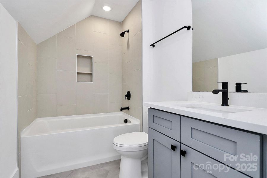 Furnished interior view inside a new home in , Charlotte (Image 24). Furnished interior view inside a new home in , Charlotte (Image 24).