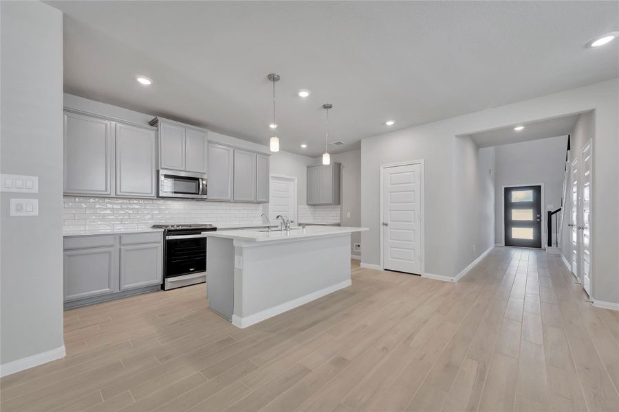 Photo is not of the actual home, but is an inspirational photo of builder’s model home and may depict options, furnishings, and/or decorator features that are not included