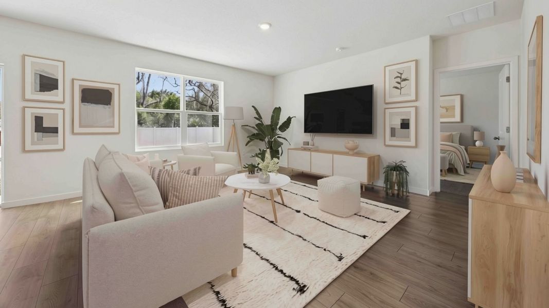 Furnished interior view inside a new home in Sagewood, Apopka (Image 8).