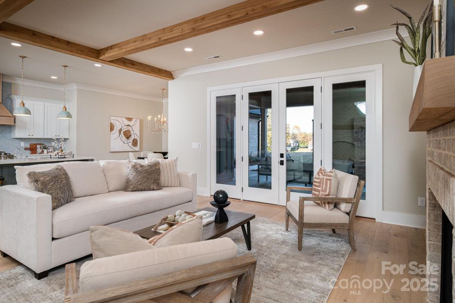 Furnished interior view inside a new home in , Belmont (Image 12).