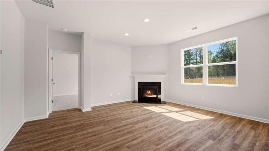 Spacious, unfurnished interior of a new home in The Preserve at Agricultural Village, Perry (Image 22).