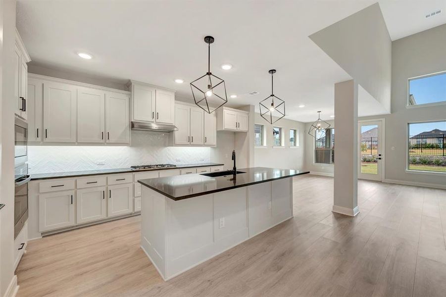 Furnished interior view inside a new home in Mantua Point Classics, Van Alstyne (Image 9).