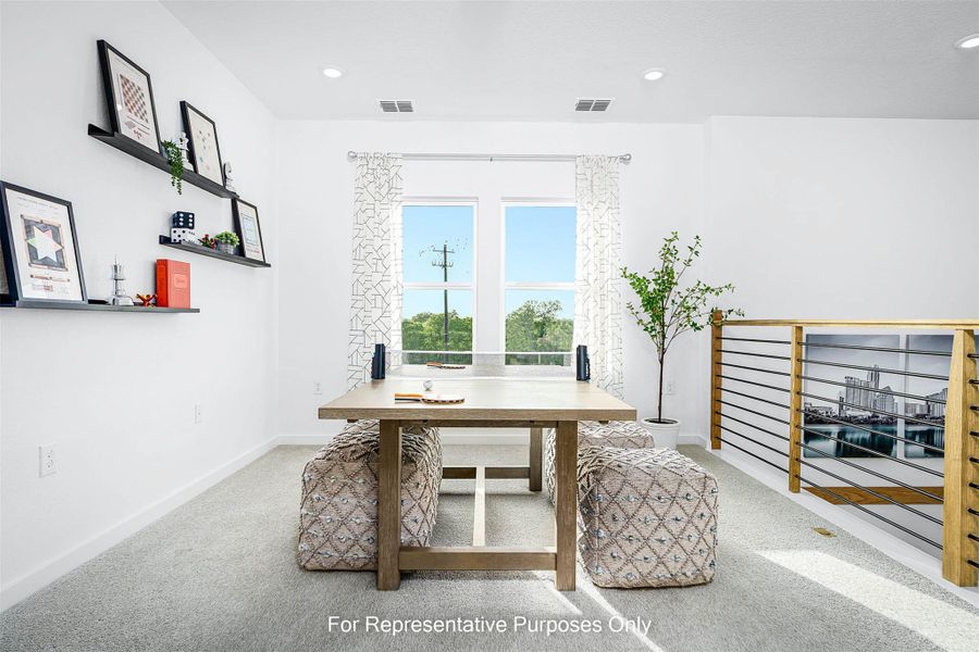 Furnished interior view inside a new home in Estancia West, Manchaca (Image 15).