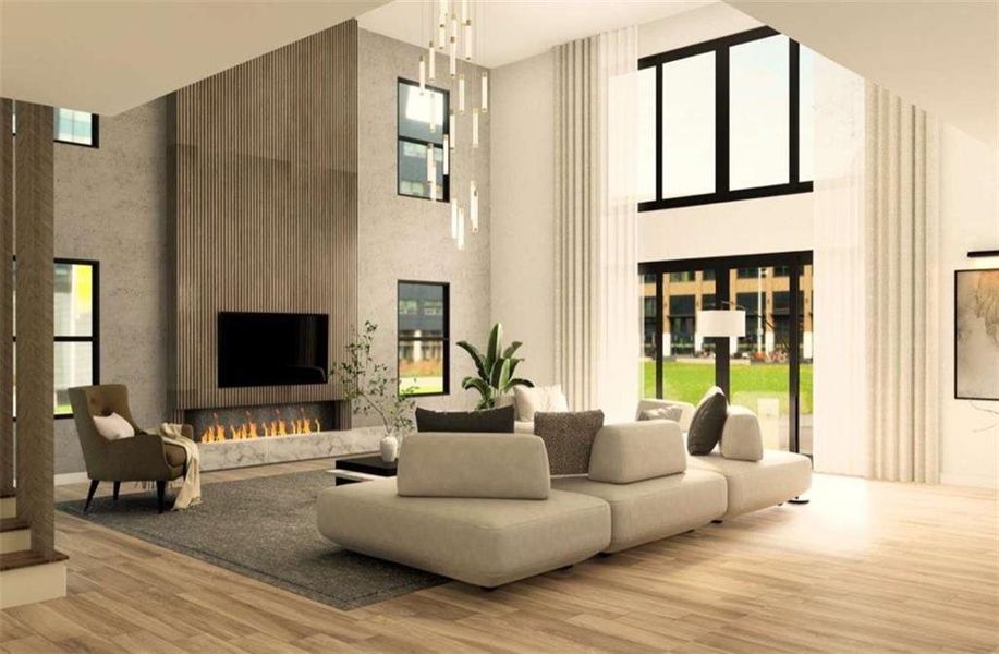 Furnished interior view inside a new home in , McDonough (Image 14).