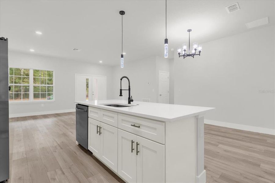 Furnished interior view inside a new home in , Citrus Springs (Image 8).