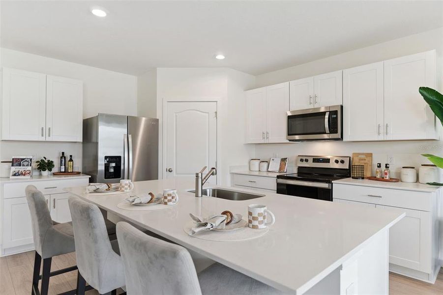Furnished interior view inside a new home in , St. Cloud (Image 21).