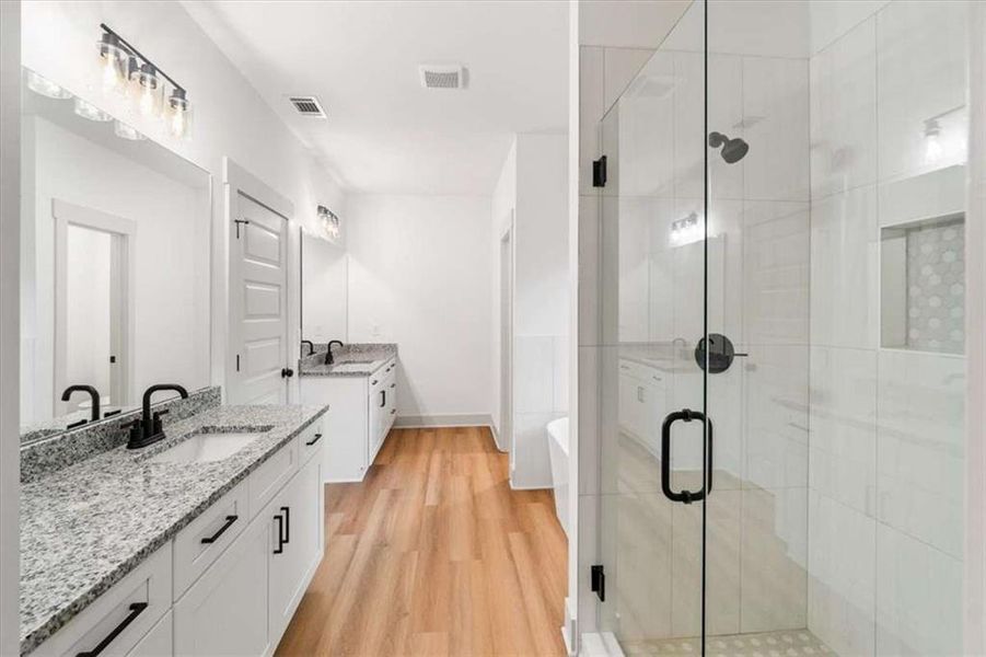 Furnished interior view inside a new home in , Covington (Image 7).