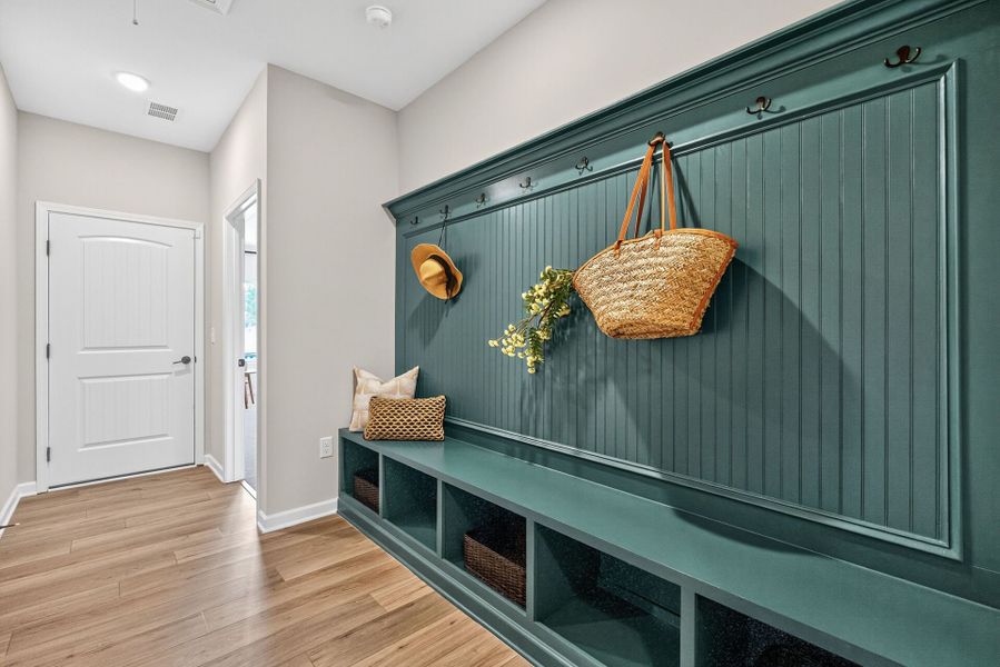 Mudroom with Storage Bench