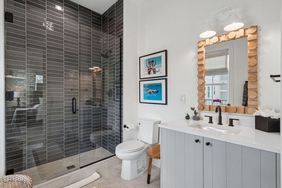 Furnished interior view inside a new home in , Charleston (Image 15).