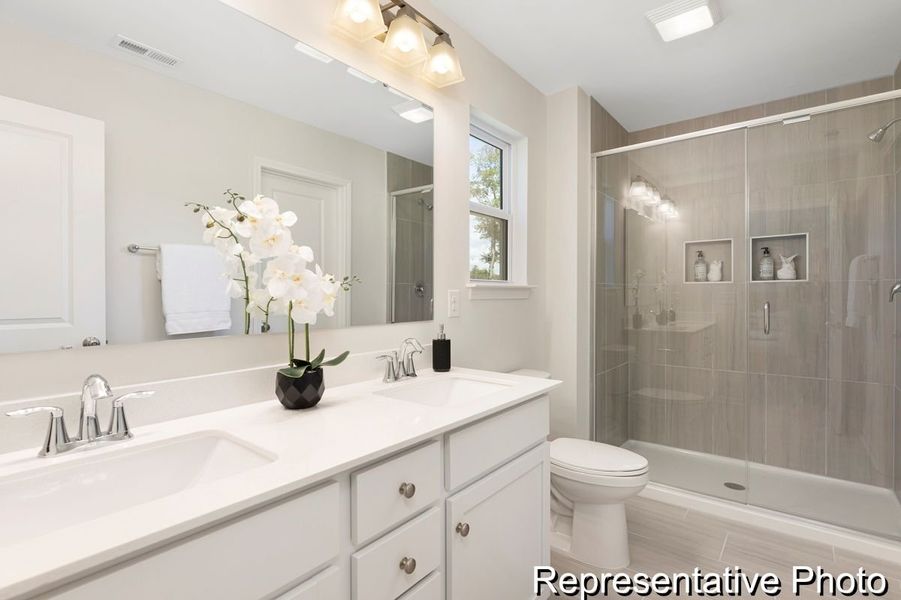 Furnished interior view inside a new home in Morrow Brook, Albemarle (Image 22).