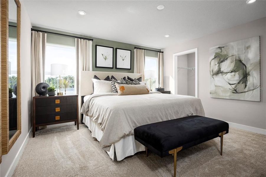 Furnished interior view inside a new home in Kendall Pointe, Melbourne (Image 12).