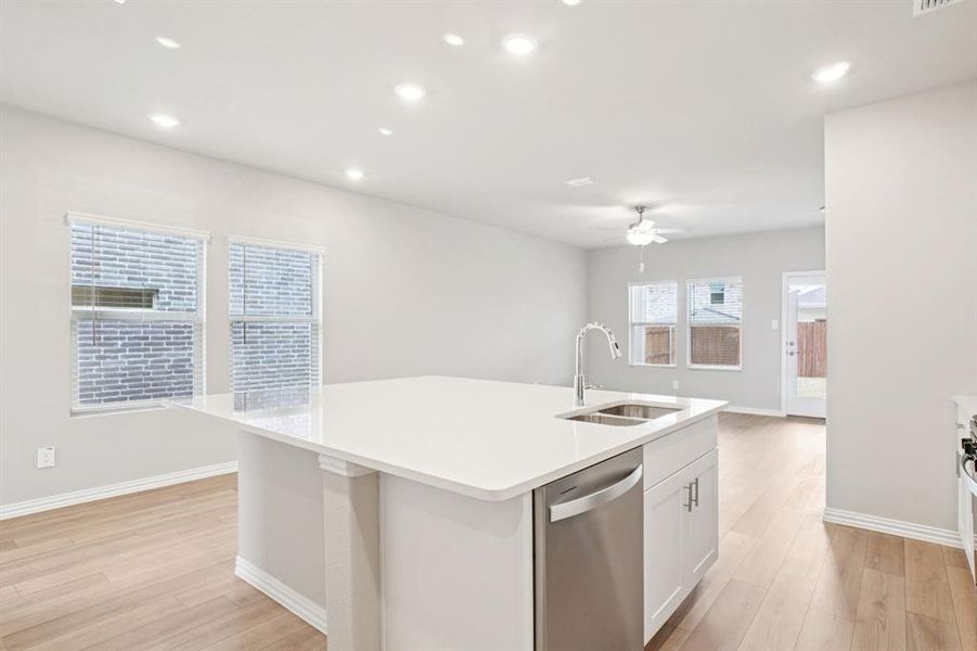 Furnished interior view inside a new home in Eastridge - Spring Series, McKinney (Image 9).
