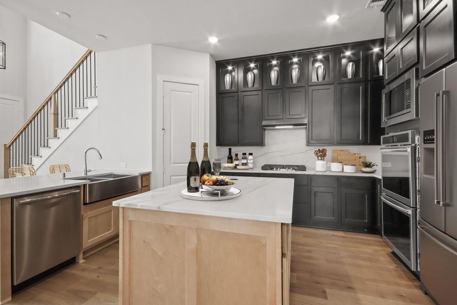 Kitchen - Virtually Staged Kitchen - Virtually Staged