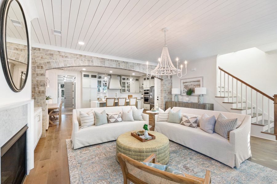 Furnished interior view inside a new home in Miller's Crossing, Johns Island (Image 15).