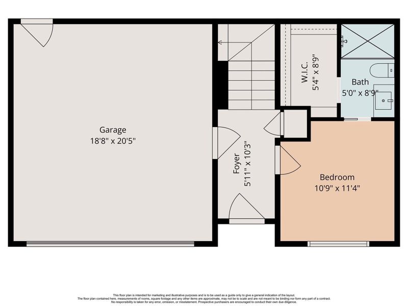 2D floor plan layout of this home in , Houston, TX (Image 30).