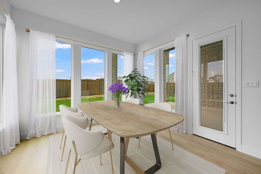 Representative furnished interior of a home built from the Ruby by Taylor Morrison in The Ridge at Northlake, Argyle (Image 7).