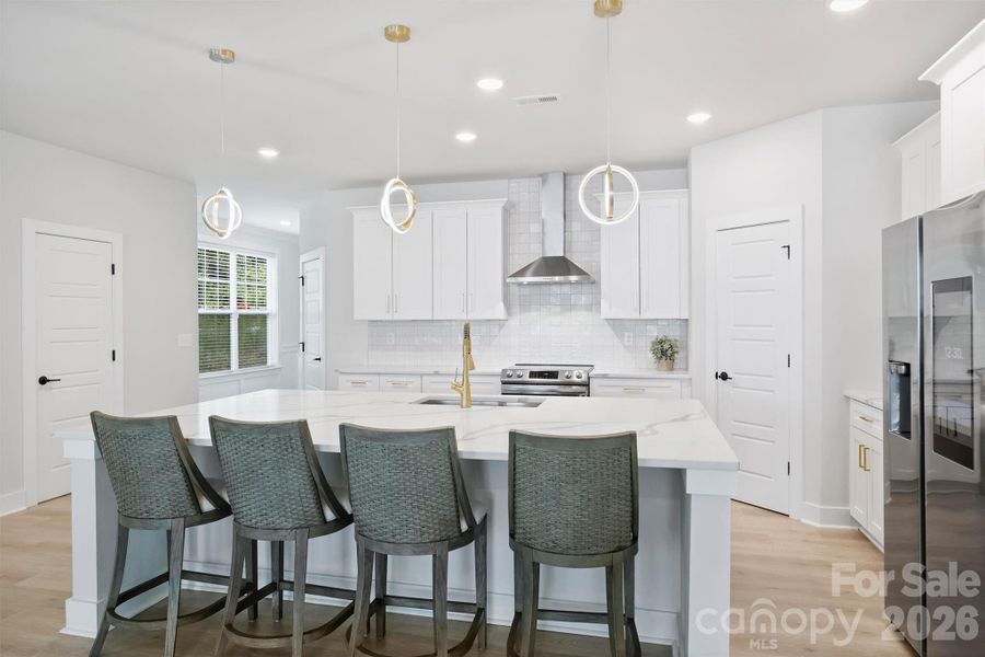 Furnished interior view inside a new home in , Charlotte (Image 38).