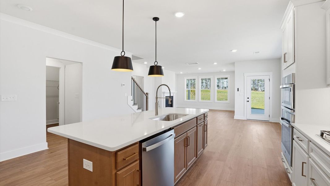 Furnished interior view inside a new home in Foxbank, Gray Court (Image 14).