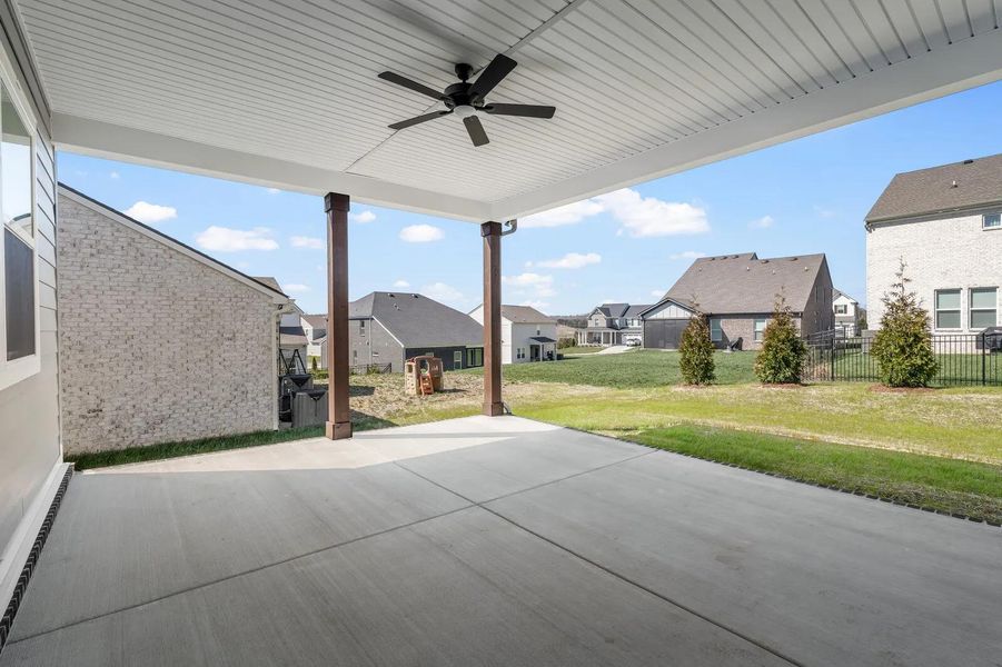 The Brookston E Outdoor Living Area