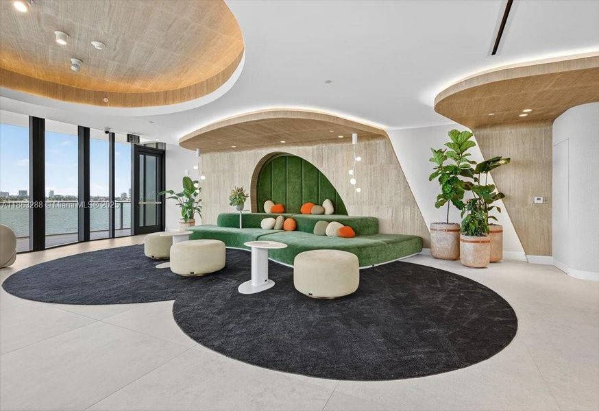 Furnished interior view inside a new home in , Miami (Image 14).