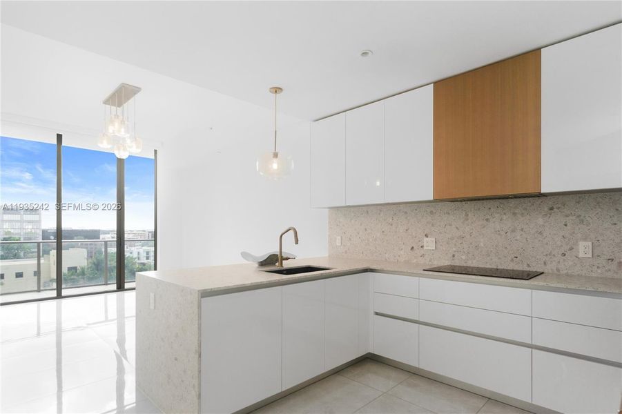 Furnished interior view inside a new home in , Miami (Image 6).