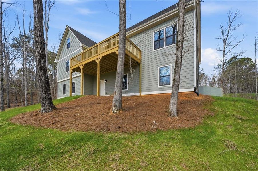 Exterior details and patio area of a home in , Ball Ground (Image 25).