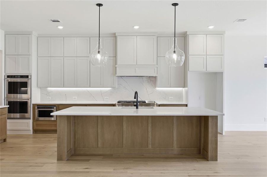 Furnished interior view inside a new home in The Grove, North Richland Hills (Image 9).