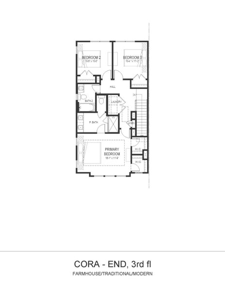 Cora End Unit Third Floor