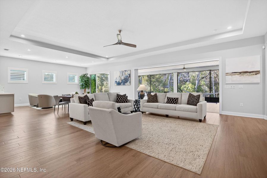 Furnished interior view inside a new home in RiverTown, St. Johns (Image 34).