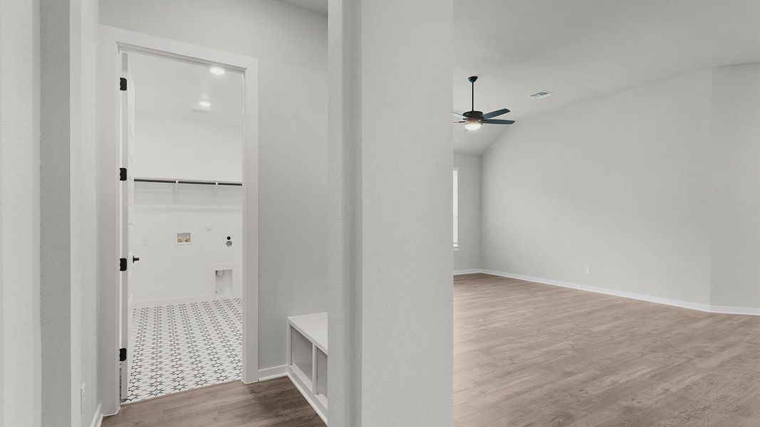 Spacious, unfurnished interior of a new home in Newhaven, Manor (Image 13). Spacious, unfurnished interior of a new home in Newhaven, Manor (Image 13).