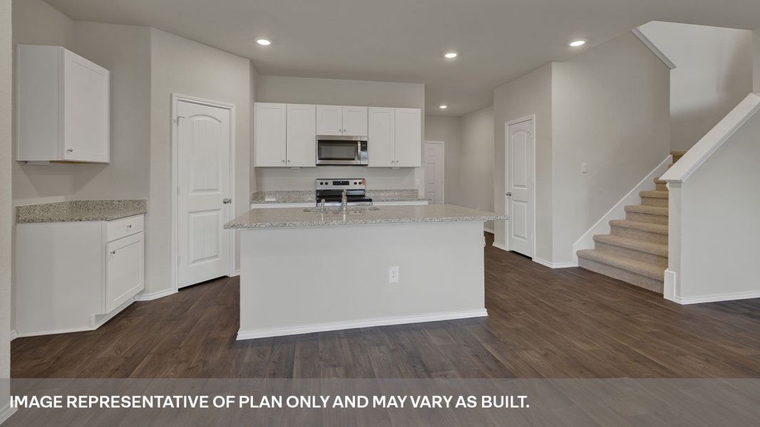 Furnished interior view inside a new home in Arroyo Ranch, Seguin (Image 10).