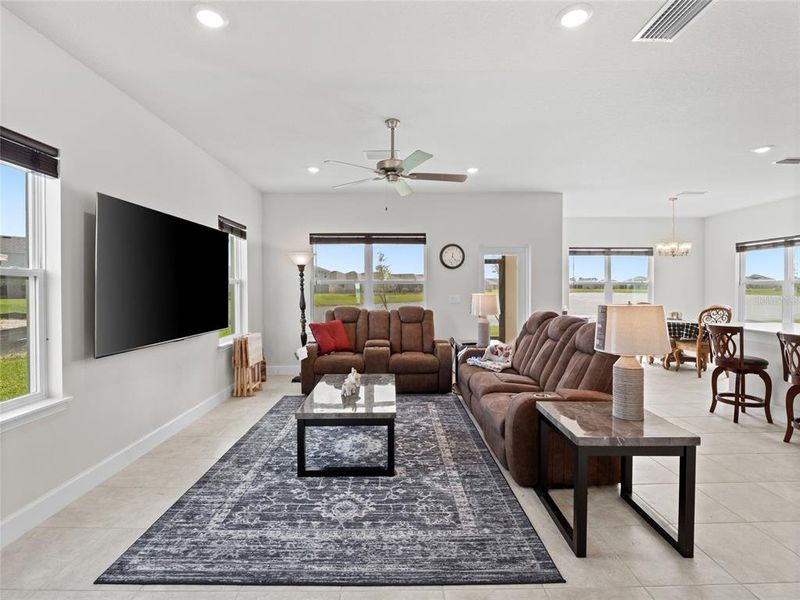Furnished interior view inside a new home in , Palm Bay (Image 7). Furnished interior view inside a new home in , Palm Bay (Image 7).