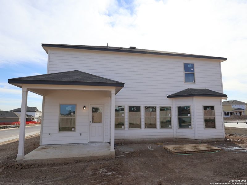 In-progress construction of a new home in Cinco Lakes, San Antonio, TX (Image 21).