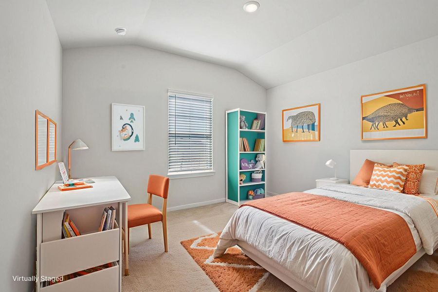 Furnished interior view inside a new home in Pine Lake Cove - Classic Series, Montgomery (Image 7).