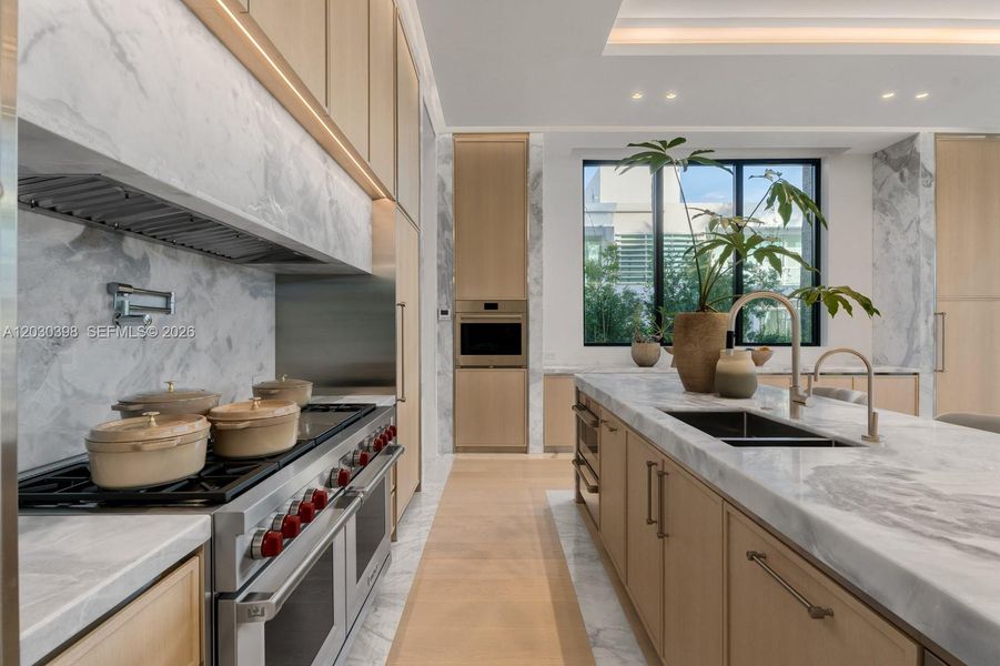 Furnished interior view inside a new home in , Miami Beach (Image 35).
