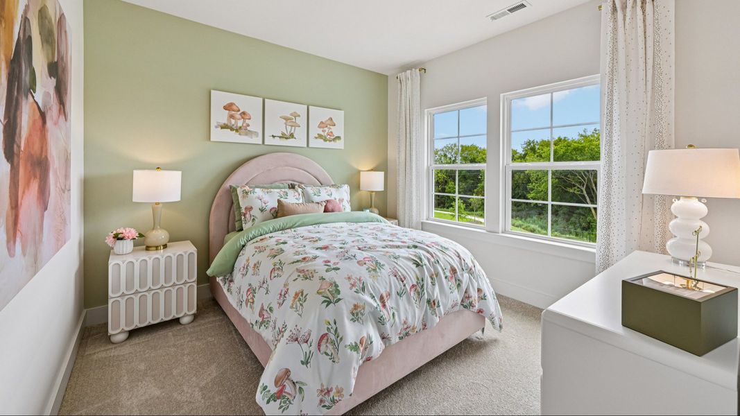 The Westport Plan by DRB Homes in Miller Farm - Secondary Bedroom The Westport Plan by DRB Homes in Miller Farm - Secondary Bedroom