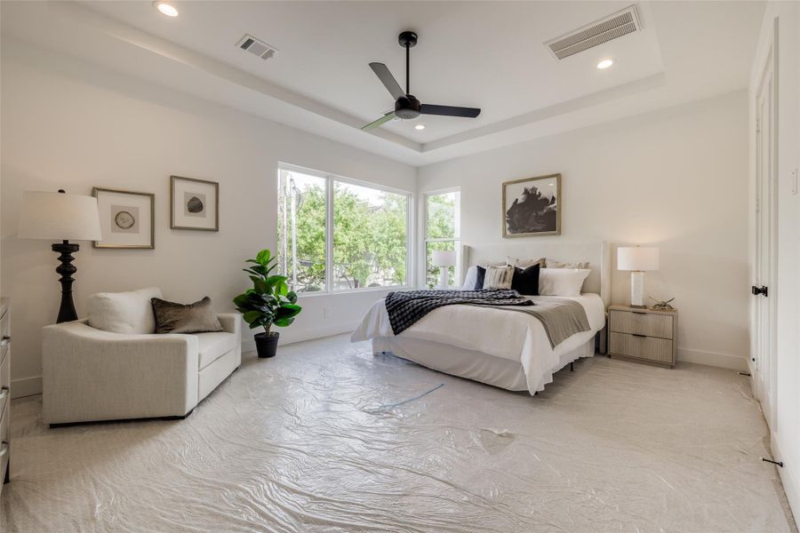Furnished interior view inside a new home in , Houston (Image 10).