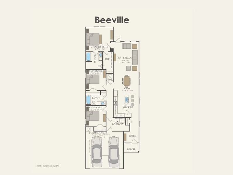 2D floor plan layout of this home in The Overlook at Creekside, New Braunfels, TX (Image 2). 2D floor plan layout of this home in The Overlook at Creekside, New Braunfels, TX (Image 2).