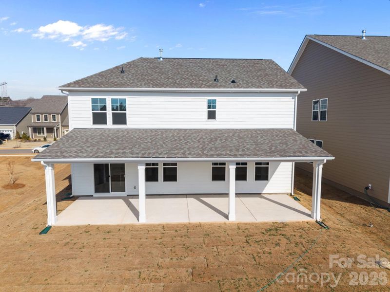 Huge Rear PorchPhotos are representative and may not reflect the exact home, finishes, or features.