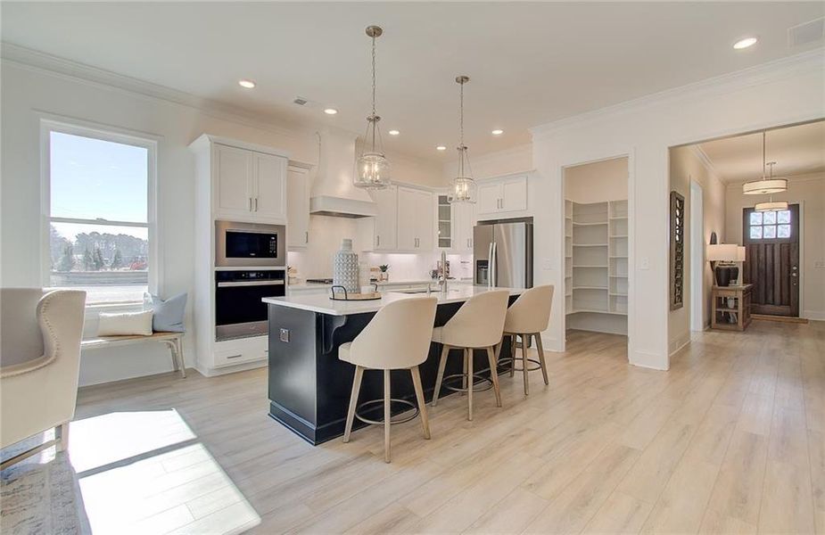 Furnished interior view inside a new home in Courtyards at Traditions, Cumming (Image 5).