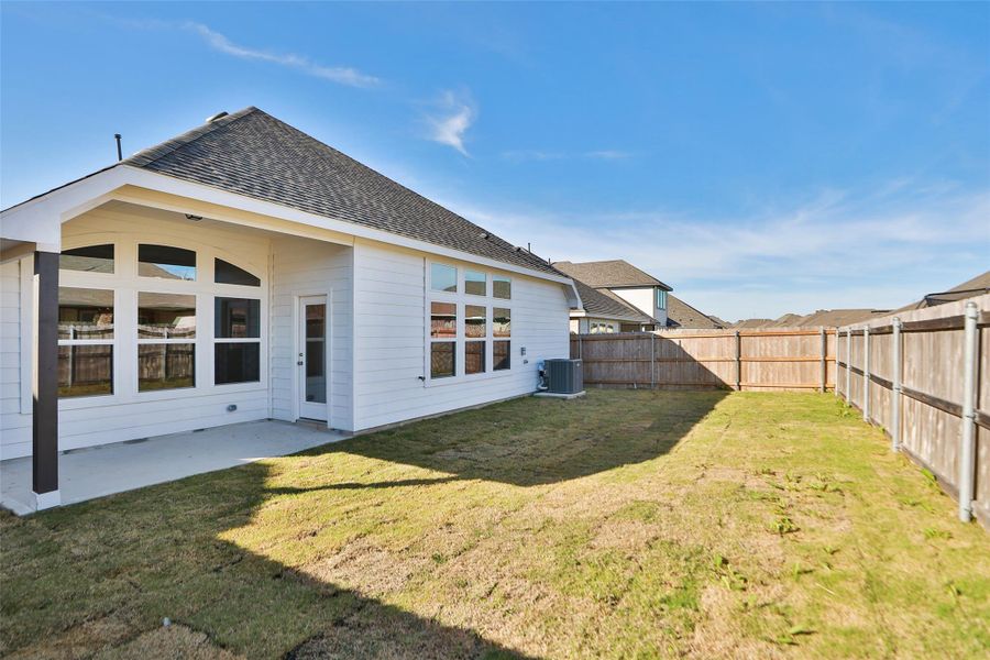 Exterior details and patio area of a home in Southern Pointe, College Station (Image 3).
