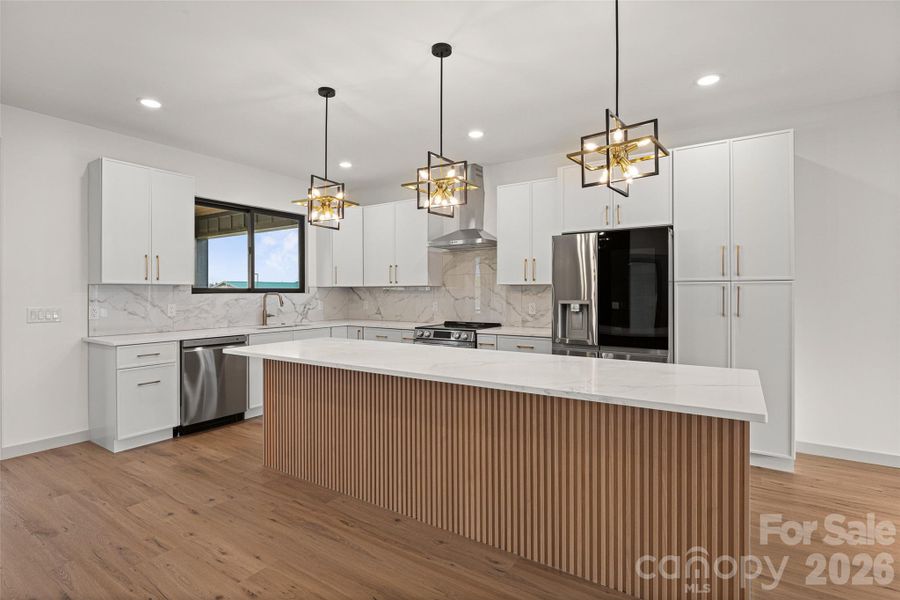 Furnished interior view inside a new home in , Asheville (Image 7).